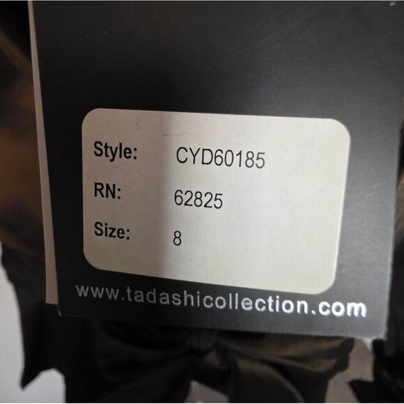 Tadashi Collection Chocolate Brown NWT Satin Blouse Sz 8 Ruched Cuffs Bow Detail - Picture 2 of 10